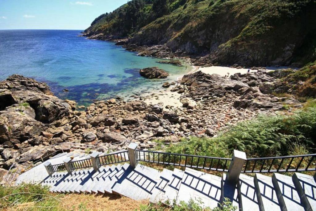 菲尼斯特雷Piso A Capela Con Vistas Al Mar公寓 外观 照片